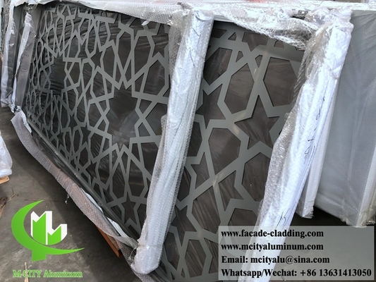 8mm-Laser-Schnitt-Bildschirm Metallblech-Aluminiumplatten-Fassadenverkleidung für die Außenverkleidung von Fassaden
