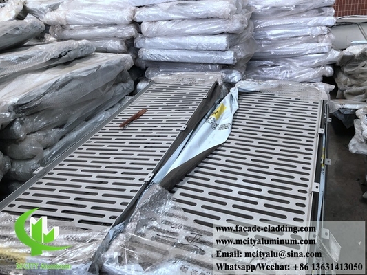 China Perforierte Metallverkleidungsplatten Metallfassaden 3mm Aluminiumblech