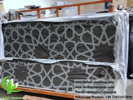 Perforierte Aluminiumfassaden und metallische Verkleidungen für Außenwanddecken, pulverbeschichtet