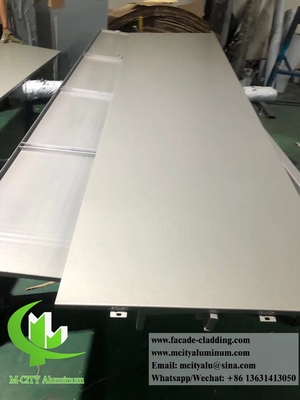 China Lieferant 3 mm Metall-Aluminium-Platten Pulver beschichtete Aluminium-Fassaden