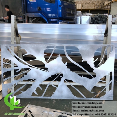 8mm-Laser-Schnitt-Bildschirm Metallblech-Aluminiumplatten-Fassadenverkleidung für die Außenverkleidung von Fassaden
