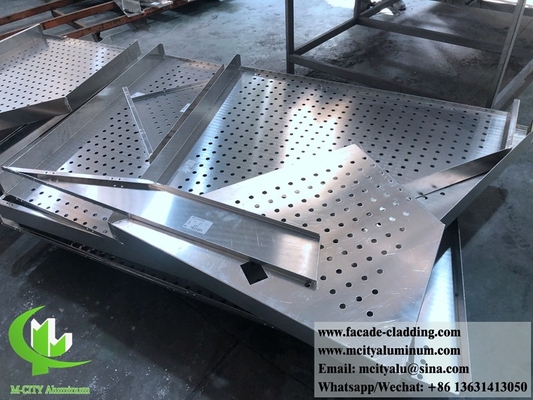 China Lieferant 3003 3mm Metall-Aluminium-Platte Pulver beschichtet Aluminiumplatte Vorhangwand für Fassadenverkleidung