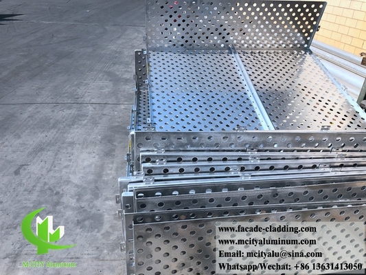 Dekorative perforierte Blechplatten und Aluminium-Fassaden