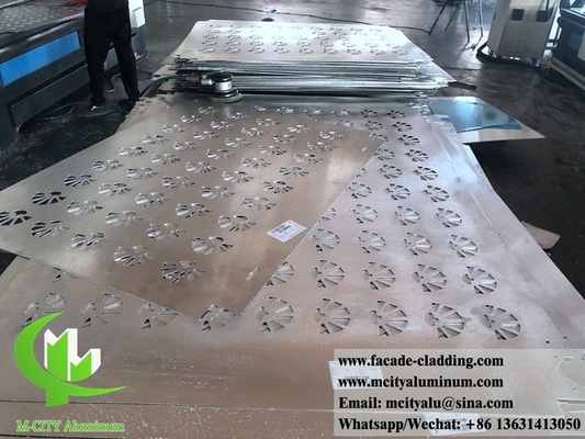 3D-gefaltete Aluminiumplatten für Gebäudefassaden