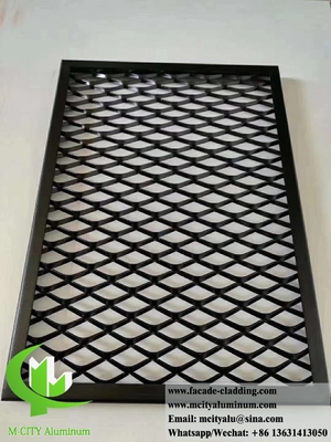 Metallbeschichtung Aluminiummaschenexpandierte Leinwand für Wandbeschichtung Fassadenplatten Dekoration