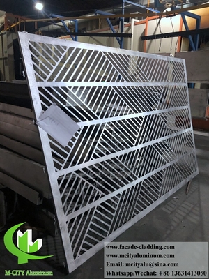 Außenmetallverkleidungssystem Aluminiumfassadenplatten mit 3 mm Pulverbeschichtung