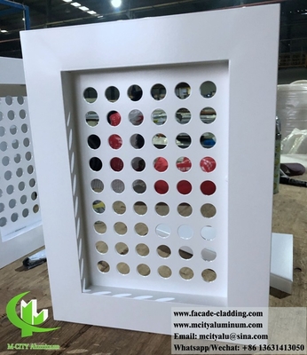 Außenwandverkleidung Metallfassade Aluminiumplatten perforierte Bleche Lieferant in China