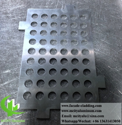 Metallbleche Aluminiumfassade Aluminiumplatten für Gebäudefassaden kundenspezifische Metallbleche 3 mm