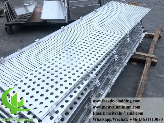 CNC-perforierter Aluminiumbildschirm Metallblech Aluminiumplattenfassade Verkleidung 4 mm