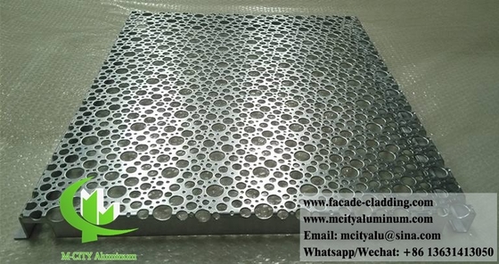 Massivplatte Aluminiumplatte Metallfassade Aluminiumverkleidung in Pulverform mit weißer 3 mm-Beschichtung