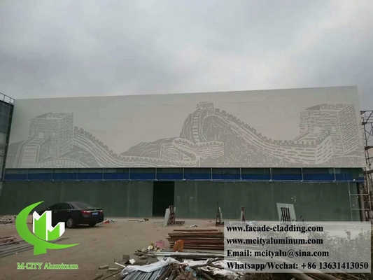 Fabrik für Metallverkleidungen Außenverkleidungen für Metallfassaden Massivwandverkleidung Aluminium