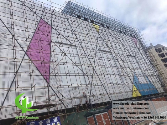 Perforierte Metallverkleidungsplatten Aluminiumfassaden Lieferant in Guangzhou China