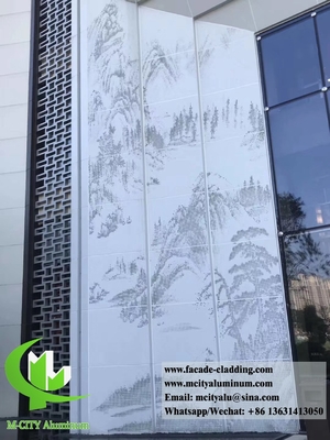 Perforierte Metallfassaden Bildschirmplatten Aluminiumverkleidung Lieferant in Guangzhou China