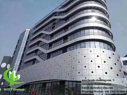 Rostschutz Perforierten Metallfassaden Aluminium Verkleidungsplatten Lieferant in China