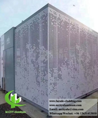 3 mm perforierte Blechfassade und Aluminiumwandverkleidung