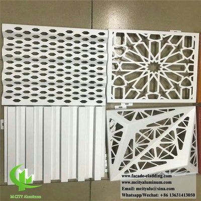 Aluminium-Perforaturwand, Aluminium-Massivplatten für Wandverkleidung und Fassade
