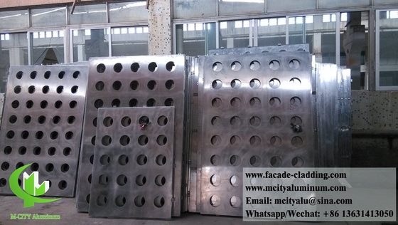 Aluminium-Dekorationsplatten für Fassaden, Verkleidungswanddekoration Außenfassadenplatten