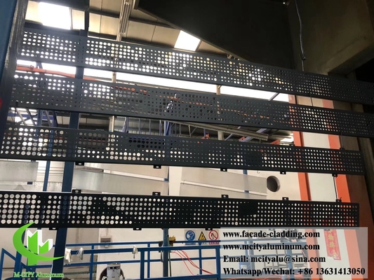Metallfassadenfabrik, perforierte Aluminiumverkleidungsplatten, Aluminiumbleche für Wandfassaden