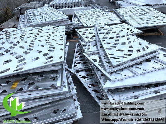 Anbieter von perforierten Aluminiumplatten für Rostflächen mit Metallfassade in Guangzhou