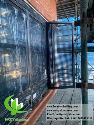 Metallbleche aus perforierter Aluminiumfolie für Fenster