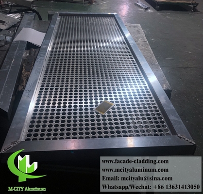 Metallbleche aus perforierter Aluminiumfolie für Fenster