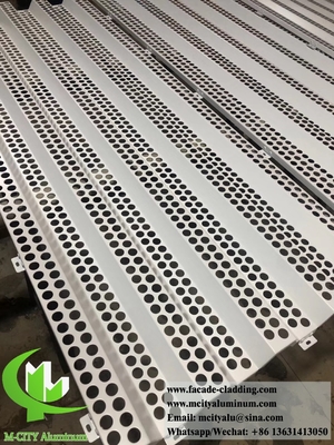 Anbieter von Aluminiumplatten für die perforierte Rostfassade in China
