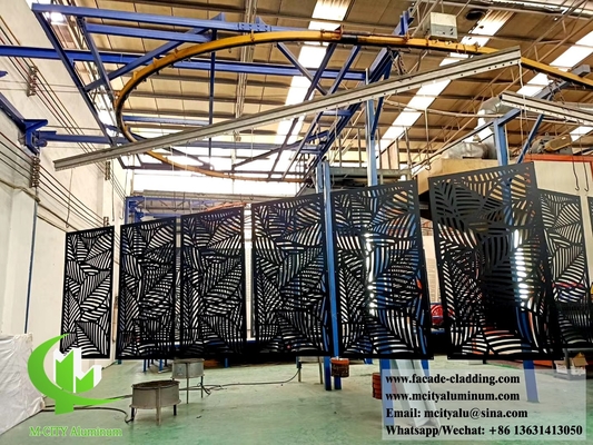 Lasergeschnitten Metallbildschirm für Garten Metallblech Aluminiumwandverkleidung Pulver beschichtet
