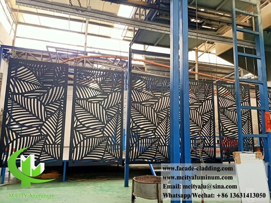 Metallschirm für Garten-Metallplatten-Aluminiumwandverkleidung