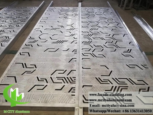 Lasergeschnittene Aluminiumfolien für Wandverkleidungen, Fassaden, Hohlplatten