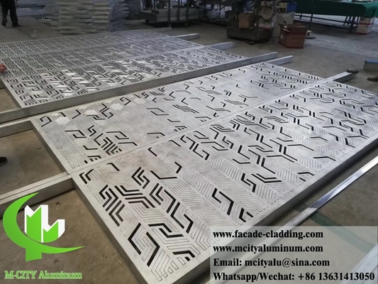 Perforierter Aluminiumschirm, lasergeschnittener Metallschirm/für Zäune, Fassaden, Verkleidungsdekorationen