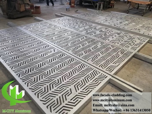 Perforierter Aluminiumschirm, lasergeschnittener Metallschirm/für Zäune, Fassaden, Verkleidungsdekorationen