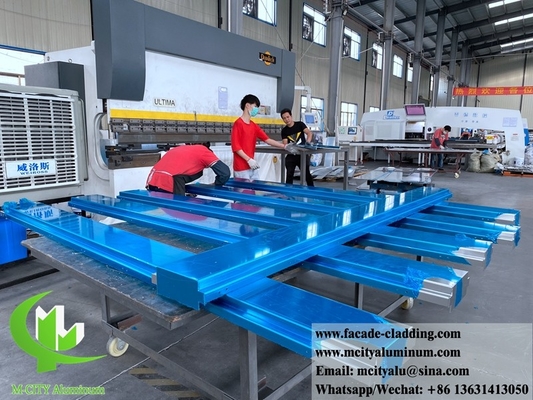 PVDF-Metallverkleidung Metallfassaden Aluminiumverkleidungsplatte für Wandverkleidung