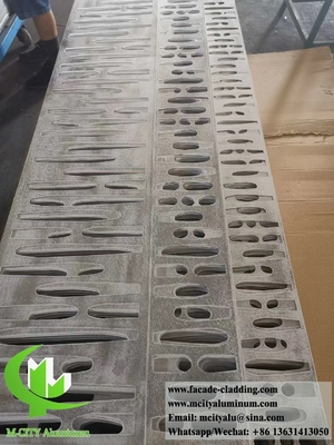 Außenlaserschnitt Perforierter Metallbeschichtung Aluminiumfassaden für die architektonische Dekoration von Gebäuden