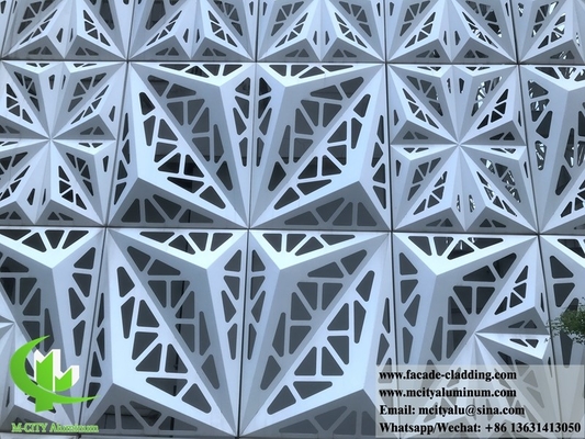 3D-Form Hohl-Aluminium-Dekorationsplatte mit massiver Verkleidung