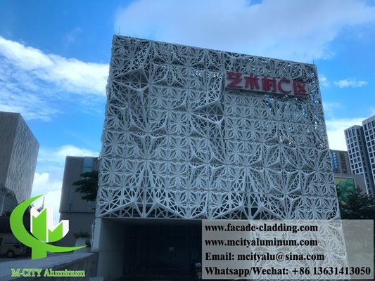 3D-Form Hohl-Aluminium-Dekorationsplatte mit massiver Verkleidung