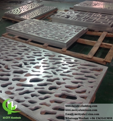 Metallbeschichtung, Perforation, Metallschirm, Aluminium-Dekorationsplatten für Gebäude