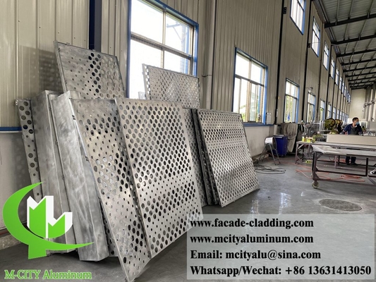 Perforierter Metallschirm aus Aluminiumblech für die Fassadenverkleidung von Gebäuden mit einer Dicke von 3 mm