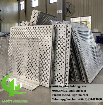 Perforierter Metallschirm aus Aluminiumblech für die Fassadenverkleidung von Gebäuden mit einer Dicke von 3 mm