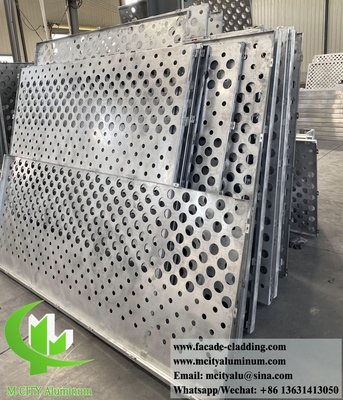Perforierter Metallschirm aus Aluminiumblech für die Fassadenverkleidung von Gebäuden mit einer Dicke von 3 mm