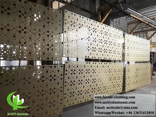 Lasergeschnittene Metallwand Aluminiumdekorationsplatte für Wandverkleidungsfassaden
