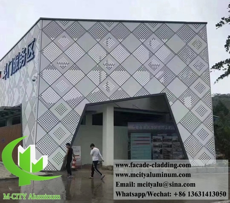 Perforierende Aluminiumfolien für Außenwandverkleidungen