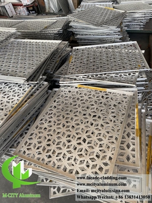 Außenbereich Aluminiumwandplatte cnc geschnitzte Platte für Gebäudefassade Dekoration