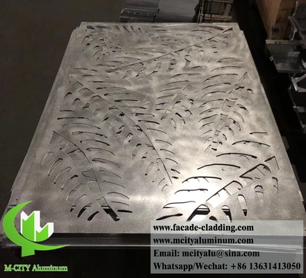 CNC-geschnitzte dekorative Bildschirme Hohlmuster Aluminiummaterial Rostfeste