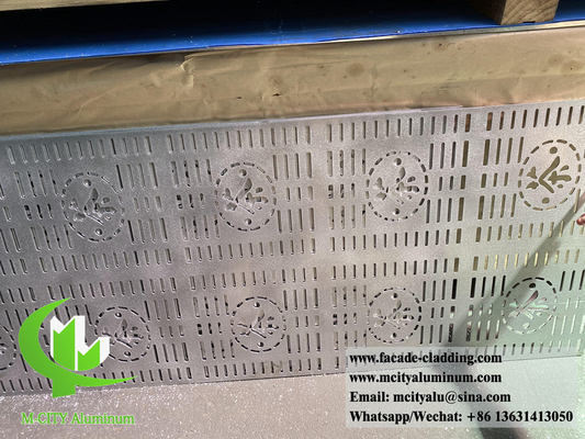 Perforierter Metallschirm aus massivem Aluminium für die Deckenwand