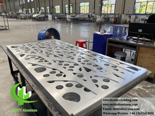 Aluminium-Dekorationsschirm, Außenplatte aus Metall für die Dekoration von Gartenzaunen
