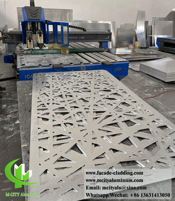 Baumgestaltung Metallschirm dekorative Aluminiumfolie für Zaun Schienen Dekoration Rostfeste