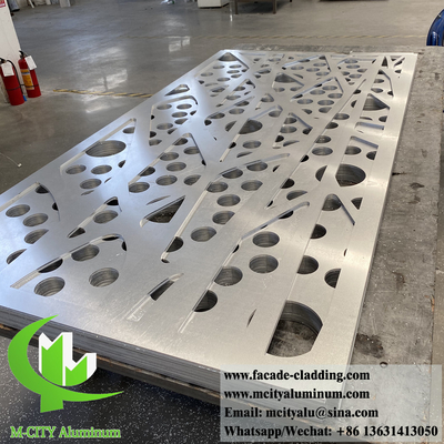 Perforierter Metallschirm, Aluminiumverkleidete Fassade, Massivplatten, Metallblech mit dekorativen Mustern