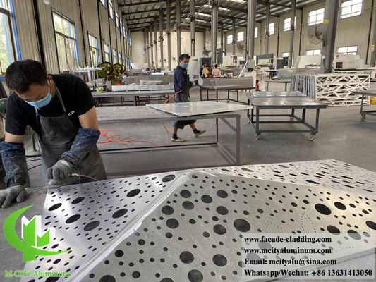 Laserschnitt Metallschirm Aluminiumfassaden für Wandverkleidung Gartenzaun anti-Rost wasserdicht