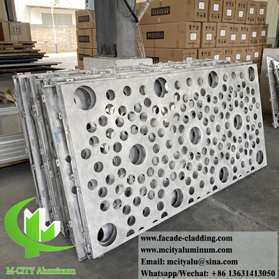 Aluminium-Dekorationsblech mit Hohlmustern für Gebäudewandverkleidung, Außen- und Innendekoration