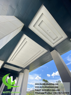 Architektonische Metallverkleidung für Säulendekoration Aluminiumfolie gegen Rost